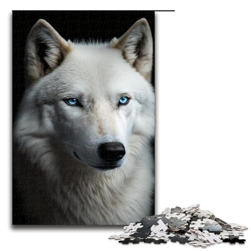 Puzzle 1000 Teile Wolf Puzzle für Erwachsene Holz Lernspiel Herausforderung Spielzeug 75x50cm Puzzle 1000 Teile Wolf Puzzle für Erwachsene Holz Lernspiel Herausforderung Spielzeug 75x50cm von QSYFNBZL