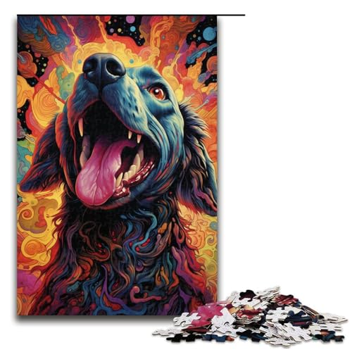 Puzzle 1000 Teile Zukunft Buntes psychedelisches Hundepuzzle für Erwachsene aus Holz Lernspiel Herausforderungsspielzeug 75 x 50 cm Puzzle 1000 Teile Zukunft Buntes psychedelisches Hundepuzzle für Erwachsene aus Holz Lernspiel Herausforderungsspielzeug 75 x 50 cm von QSYFNBZL