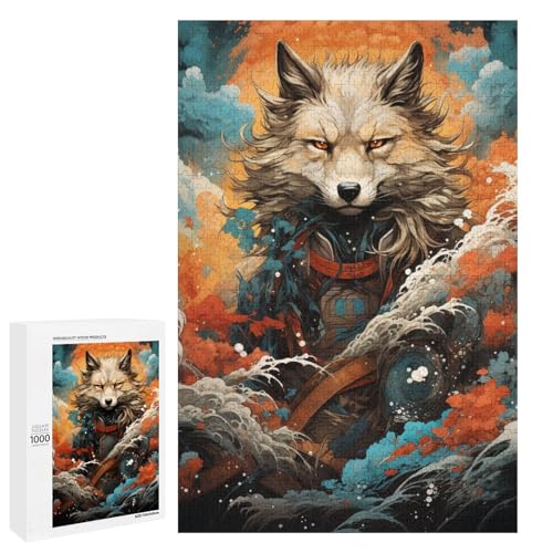 Puzzle 1000 Teile farbenfroh psychedelisch von Samurai Fox Puzzle für Erwachsene aus Holz Lernspiel Herausforderungsspielzeug 75 x 50 cm Puzzle 1000 Teile farbenfroh psychedelisch von Samurai Fox Puzzle für Erwachsene aus Holz Lernspiel Herausforderungsspielzeug 75 x 50 cm von QSYFNBZL