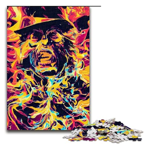 Puzzle 1000 Teile für Erwachsene Angry Man Wanddekoration einzigartige Geburtstags 75 x 50 cm von QSYFNBZL