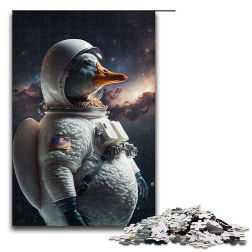 Puzzle 1000 Teile für Erwachsene Astro Duck Puzzle Wanddekoration Einzigartige Geburtstags 75x50cm Puzzle 1000 Teile für Erwachsene Astro Duck Puzzle Wanddekoration Einzigartige Geburtstags 75x50cm von QSYFNBZL