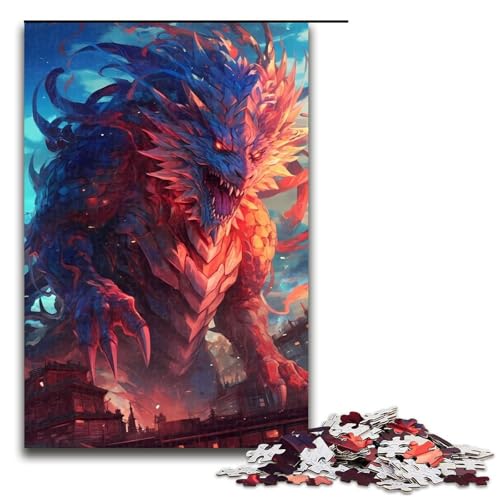 Puzzle 1000 Teile für Erwachsene Dragon Monster Fury Puzzle Wanddekoration Einzigartige Geburtstags 75x50cm Puzzle 1000 Teile für Erwachsene Dragon Monster Fury Puzzle Wanddekoration Einzigartige Geburtstags 75x50cm von QSYFNBZL