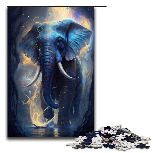 Puzzle 1000 Teile für Erwachsene Elefant Traumhafte Puzzle Wanddekoration Einzigartige Geburtstags 75x50cm Puzzle 1000 Teile für Erwachsene Elefant Traumhafte Puzzle Wanddekoration Einzigartige Geburtstags 75x50cm von QSYFNBZL
