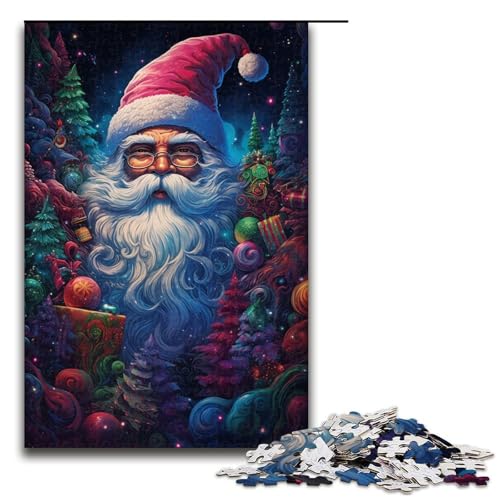 Puzzle 1000 Teile für Erwachsene Fantasie buntes Weihnachtsmann Puzzle Spiel zum Anfassen einzigartige Heimdekoration und Geschenke 75 x 50 cm Puzzle 1000 Teile für Erwachsene Fantasie buntes Weihnachtsmann Puzzle Spiel zum Anfassen einzigartige Heimdekoration und Geschenke 75 x 50 cm von QSYFNBZL