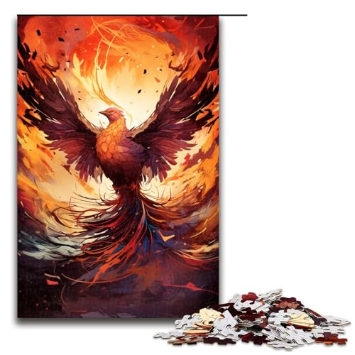 Puzzle 1000 Teile für Erwachsene Flammen Phönix Puzzle Hands on Spiel Einzigartige Heimdekoration und Geschenke 75x50cm Puzzle 1000 Teile für Erwachsene Flammen Phönix Puzzle Hands on Spiel Einzigartige Heimdekoration und Geschenke 75x50cm von QSYFNBZL