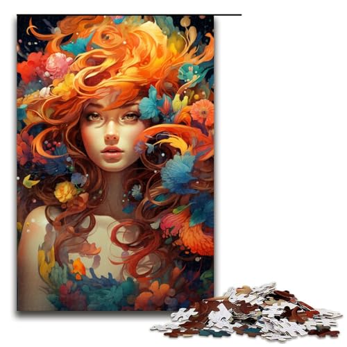 Puzzle 1000 Teile für Erwachsene Malen Fantasy Göttin Spiel zum Anfassen einzigartige Heimdekoration und Geschenke 75 x 50 cm Puzzle 1000 Teile für Erwachsene Malen Fantasy Göttin Spiel zum Anfassen einzigartige Heimdekoration und Geschenke 75 x 50 cm von QSYFNBZL