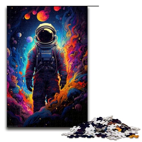 Puzzle 1000 Teile für Erwachsene Malen Farbe Astronauten Puzzle Spiel zum Anfassen einzigartige Heimdekoration und Geschenke 75 x 50 cm Puzzle 1000 Teile für Erwachsene Malen Farbe Astronauten Puzzle Spiel zum Anfassen einzigartige Heimdekoration und Geschenke 75 x 50 cm von QSYFNBZL