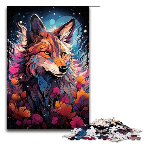 Puzzle 1000 Teile für Erwachsene PaintingColorArtWolf Puzzle Hands on Spiel Einzigartige Heimdekoration und Geschenke 75x50cm Puzzle 1000 Teile für Erwachsene PaintingColorArtWolf Puzzle Hands on Spiel Einzigartige Heimdekoration und Geschenke 75x50cm von QSYFNBZL
