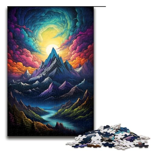 Puzzle 1000 Teile für Erwachsene Psychedelische Alpen Puzzle Wanddekoration einzigartige Geburtstags 75 x 50 cm Puzzle 1000 Teile für Erwachsene Psychedelische Alpen Puzzle Wanddekoration einzigartige Geburtstags 75 x 50 cm von QSYFNBZL