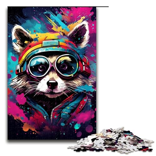 Puzzle 1000 Teile für Erwachsene Roboter Waschbär von SplattersLots Dickes buntes Puzzle Spiel zum Anfassen einzigartige Heimdekoration und Geschenke 75 x 50 cm Puzzle 1000 Teile für Erwachsene Roboter Waschbär von SplattersLots Dickes buntes Puzzle Spiel zum Anfassen einzigartige Heimdekoration und Geschenke 75 x 50 cm von QSYFNBZL