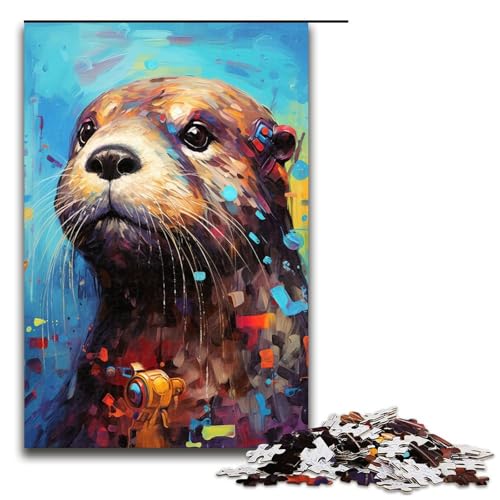 Puzzle 1000 Teile für Erwachsene Roboterotter von SplattersLots Dicke farbige Wolkenpuzzle Wanddekoration Einzigartige Geburtstags 75 x 50 cm Puzzle 1000 Teile für Erwachsene Roboterotter von SplattersLots Dicke farbige Wolkenpuzzle Wanddekoration Einzigartige Geburtstags 75 x 50 cm von QSYFNBZL