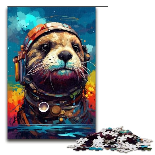 Puzzle 1000 Teile für Erwachsene Roboterotter von SplattersLots Dicke farbige Wolkenpuzzle Wanddekoration Einzigartige Geburtstags 75 x 50 cm Puzzle 1000 Teile für Erwachsene Roboterotter von SplattersLots Dicke farbige Wolkenpuzzle Wanddekoration Einzigartige Geburtstags 75 x 50 cm von QSYFNBZL
