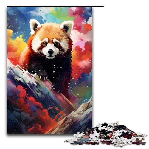 Puzzle 1000 Teile für Erwachsene Roter Panda und Schmetterling von SplattersLots Bunte Puzzle Wanddekoration einzigartige Geburtstags 75 x 50 cm Puzzle 1000 Teile für Erwachsene Roter Panda und Schmetterling von SplattersLots Bunte Puzzle Wanddekoration einzigartige Geburtstags 75 x 50 cm von QSYFNBZL