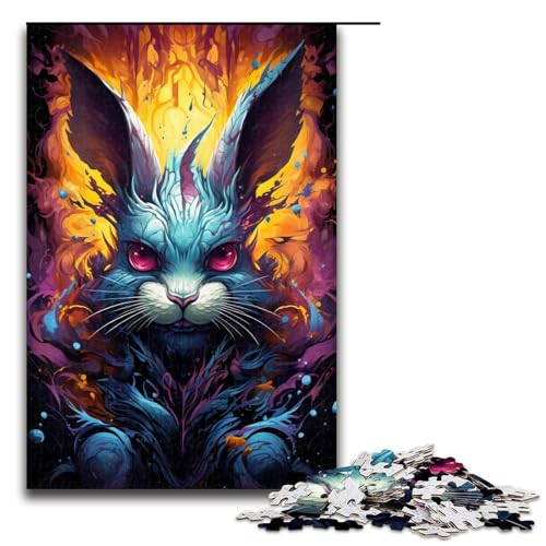 Puzzle 1000 Teile für Erwachsene buntes mechanisches Kaninchen Wanddekoration einzigartige Geburtstagsund 75 x 50 cm Puzzle 1000 Teile für Erwachsene buntes mechanisches Kaninchen Wanddekoration einzigartige Geburtstagsund 75 x 50 cm von QSYFNBZL