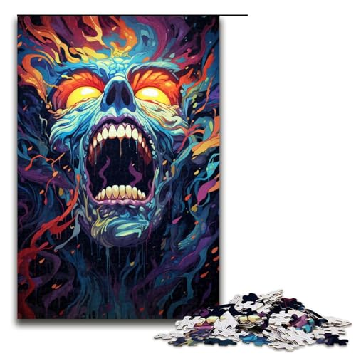 Puzzle 1000 Teile für Erwachsene buntes psychedelisches Monster Puzzle Wanddekoration einzigartige Geburtstags 75 x 50 cm Puzzle 1000 Teile für Erwachsene buntes psychedelisches Monster Puzzle Wanddekoration einzigartige Geburtstags 75 x 50 cm von QSYFNBZL