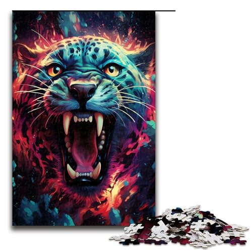 Puzzle 1000 Teile für Erwachsene farbenfrohe Psychedelia süßer Kleiner kosmischer Leoparden Wanddekoration einzigartige Geburtstagsund 75 x 50 cm Puzzle 1000 Teile für Erwachsene farbenfrohe Psychedelia süßer Kleiner kosmischer Leoparden Wanddekoration einzigartige Geburtstagsund 75 x 50 cm von QSYFNBZL