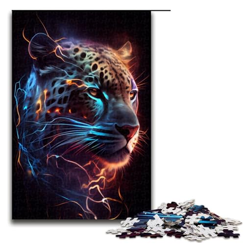 Puzzle 1000 Teile knisternder Donner Jaguar Puzzle für Erwachsene aus Holz Lernspiel Herausforderungsspielzeug 75 x 50 cm Puzzle 1000 Teile knisternder Donner Jaguar Puzzle für Erwachsene aus Holz Lernspiel Herausforderungsspielzeug 75 x 50 cm von QSYFNBZL