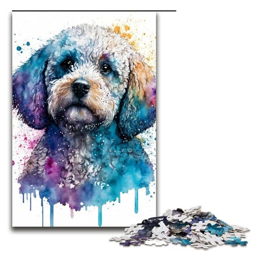 Puzzle 1000 Teile süßes Pudel Puzzle für Erwachsene aus Holz Lernspiel Herausforderungsspielzeug 75 x 50 cm Puzzle 1000 Teile süßes Pudel Puzzle für Erwachsene aus Holz Lernspiel Herausforderungsspielzeug 75 x 50 cm von QSYFNBZL