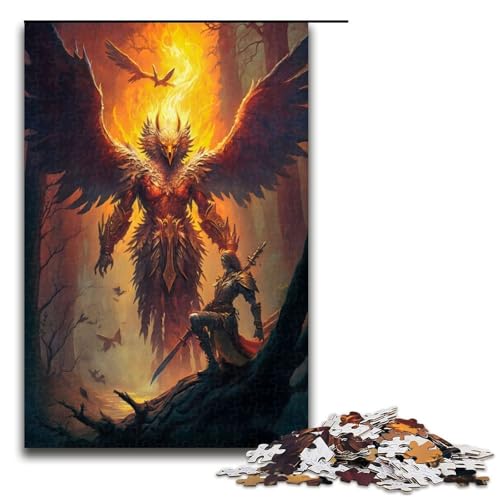 Puzzle für Erwachsene 1000 Teile Adlerkönig Puzzle Lernspiele für Zuhause DIY Spielzeug tolles Geschenk für Spiele 75 x 50 cm von QSYFNBZL