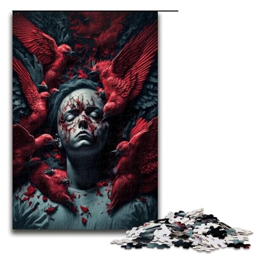 Puzzle für Erwachsene 1000 Teile Albtraum Puzzle Lernspiele für Zuhause DIY Spielzeug tolles Geschenk für Spiele 75 x 50 cm Puzzle für Erwachsene 1000 Teile Albtraum Puzzle Lernspiele für Zuhause DIY Spielzeug tolles Geschenk für Spiele 75 x 50 cm von QSYFNBZL