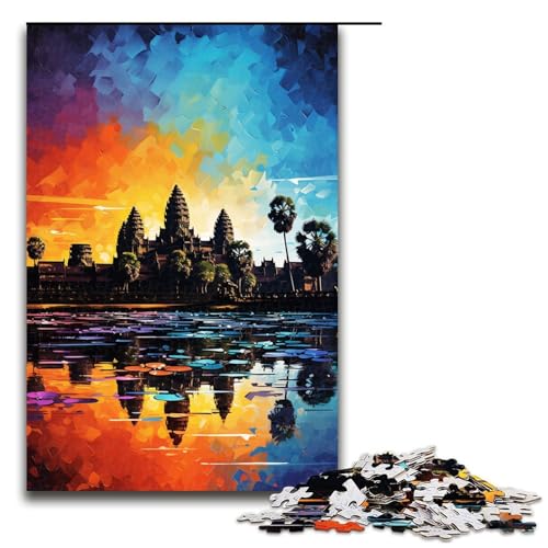 Puzzle für Erwachsene 1000 Teile Angkor Wat ist umgeben Geburtstagsgeschenk für Teenager ab 14 Jahren 1000 Puzzle für Erwachsene 1000 Teile Angkor Wat ist umgeben Geburtstagsgeschenk für Teenager ab 14 Jahren 1000 von QSYFNBZL