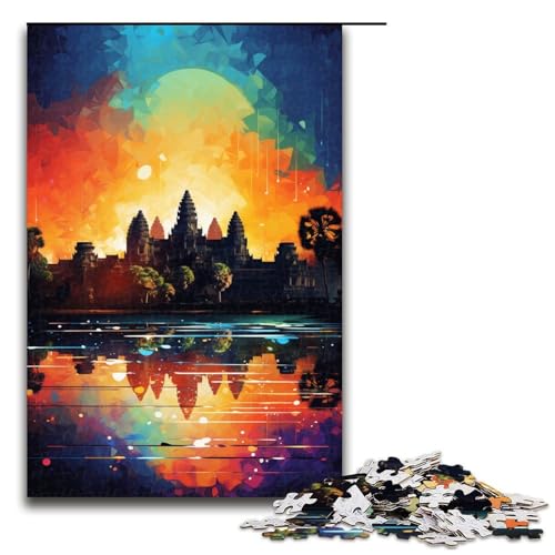 Puzzle für Erwachsene 1000 Teile Angkor Wat ist umgeben Geburtstagsgeschenk für Teenager ab 14 Jahren 1000 Puzzle für Erwachsene 1000 Teile Angkor Wat ist umgeben Geburtstagsgeschenk für Teenager ab 14 Jahren 1000 von QSYFNBZL