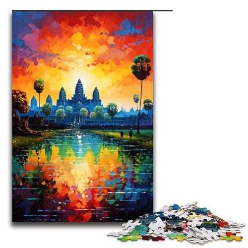 Puzzle für Erwachsene 1000 Teile Angkor Wat ist umgeben Geburtstagsgeschenk für Teenager ab 14 Jahren 1000 Puzzle für Erwachsene 1000 Teile Angkor Wat ist umgeben Geburtstagsgeschenk für Teenager ab 14 Jahren 1000 von QSYFNBZL