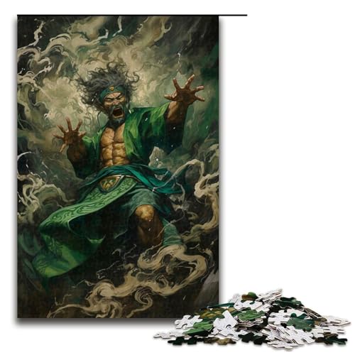 Puzzle für Erwachsene 1000 Teile Angry Shaman Poison Attack Puzzle für Kinder Holzpuzzle dekomprimierendes intellektuelles Lernspielzeug 75 x 50 cm von QSYFNBZL