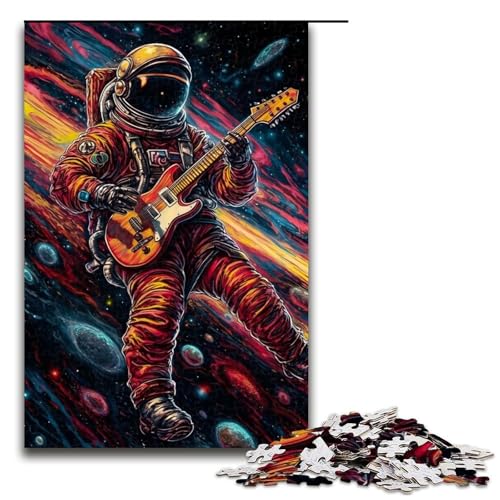 Puzzle für Erwachsene 1000 Teile Astro spielt Gitarre Puzzle für Erwachsene Holzspiele für die ganze Familie Weihnachts und Geburtstagsgeschenke 75 x 50 cm Puzzle für Erwachsene 1000 Teile Astro spielt Gitarre Puzzle für Erwachsene Holzspiele für die ganze Familie Weihnachts und Geburtstagsgeschenke 75 x 50 cm von QSYFNBZL