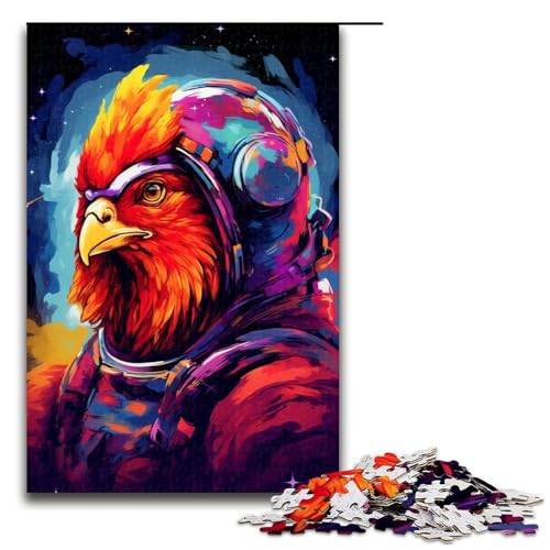 Puzzle für Erwachsene 1000 Teile Astronaut Astronautenhahn von SplattersLots of Thic Puzzle für Erwachsene Holzspiele für die ganze Familie Weihnachts und Geburtstagsgeschenke 75 x 50 cm Puzzle für Erwachsene 1000 Teile Astronaut Astronautenhahn von SplattersLots of Thic Puzzle für Erwachsene Holzspiele für die ganze Familie Weihnachts und Geburtstagsgeschenke 75 x 50 cm von QSYFNBZL