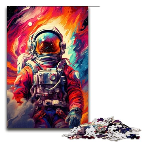 Puzzle für Erwachsene 1000 Teile Astronaut Astronautenhahn von SplattersLots of Thic Puzzle für Erwachsene Holzspiele für die ganze Familie Weihnachts und Geburtstagsgeschenke 75 x 50 cm Puzzle für Erwachsene 1000 Teile Astronaut Astronautenhahn von SplattersLots of Thic Puzzle für Erwachsene Holzspiele für die ganze Familie Weihnachts und Geburtstagsgeschenke 75 x 50 cm von QSYFNBZL