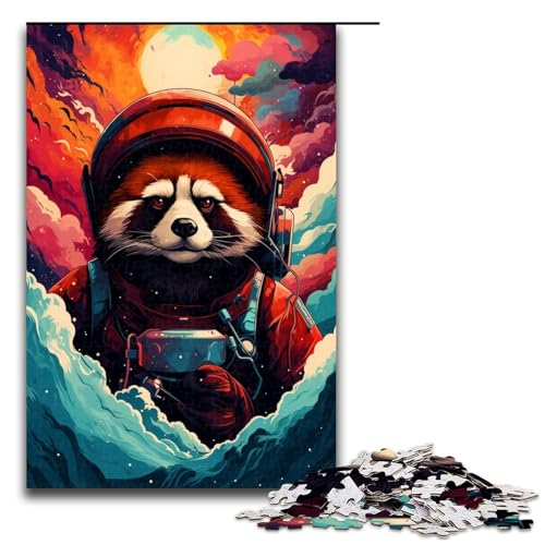 Puzzle für Erwachsene 1000 Teile Astronaut Roter Panda von SplattersLots Dickes Farbpuzzle für Erwachsene Holzspiele für die ganze Familie Weihnachts und Geburtstagsgeschenke 75 x 50 cm Puzzle für Erwachsene 1000 Teile Astronaut Roter Panda von SplattersLots Dickes Farbpuzzle für Erwachsene Holzspiele für die ganze Familie Weihnachts und Geburtstagsgeschenke 75 x 50 cm von QSYFNBZL