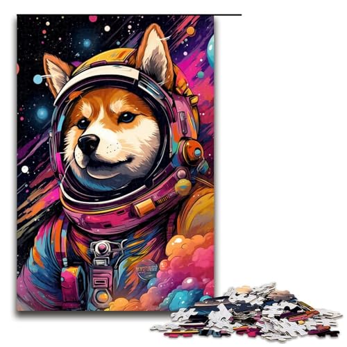 Puzzle für Erwachsene 1000 Teile Astronaut Shiba Inu von SplattersLots of Thick Color Unmögliches Puzzle Familienspiel Stressabbau Schwierige Herausforderung 75 x 50 cm Puzzle für Erwachsene 1000 Teile Astronaut Shiba Inu von SplattersLots of Thick Color Unmögliches Puzzle Familienspiel Stressabbau Schwierige Herausforderung 75 x 50 cm von QSYFNBZL