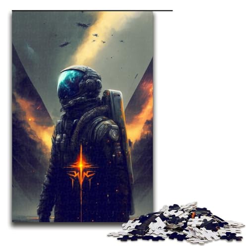 Puzzle für Erwachsene 1000 Teile Astronaut im Weltraum Spielzeug intellektuelles Spiel ganze Familie 75 x 50 cm Puzzle für Erwachsene 1000 Teile Astronaut im Weltraum Spielzeug intellektuelles Spiel ganze Familie 75 x 50 cm von QSYFNBZL
