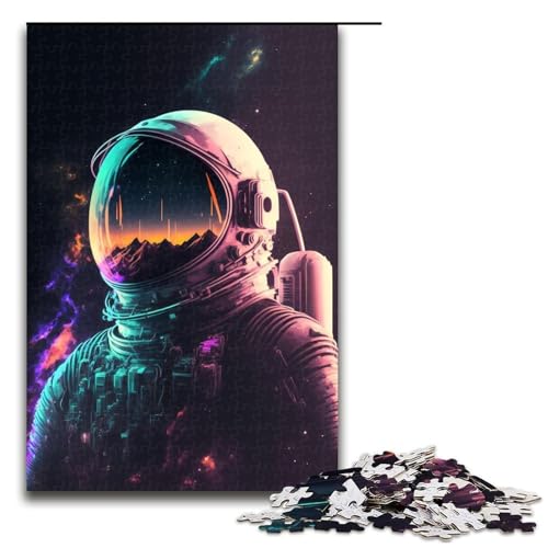 Puzzle für Erwachsene 1000 Teile Astronaut in der Wildnis Spielzeug intellektuelles Spiel ganze Familie 75 x 50 cm Puzzle für Erwachsene 1000 Teile Astronaut in der Wildnis Spielzeug intellektuelles Spiel ganze Familie 75 x 50 cm von QSYFNBZL