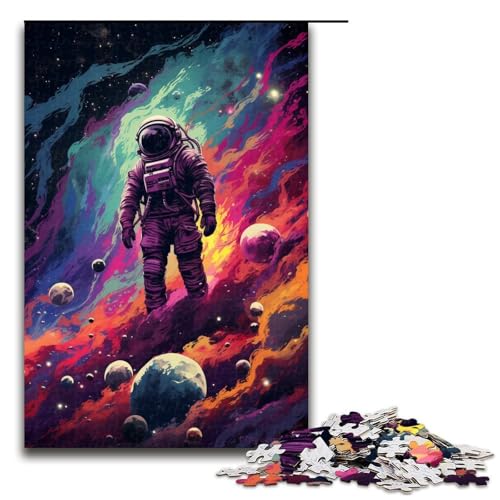 Puzzle für Erwachsene 1000 Teile Astronaut von Splatters. Viele Dicke Bunte Wolken. Spielzeug Denkspiel ganze Familie 75 x 50 cm Puzzle für Erwachsene 1000 Teile Astronaut von Splatters. Viele Dicke Bunte Wolken. Spielzeug Denkspiel ganze Familie 75 x 50 cm von QSYFNBZL