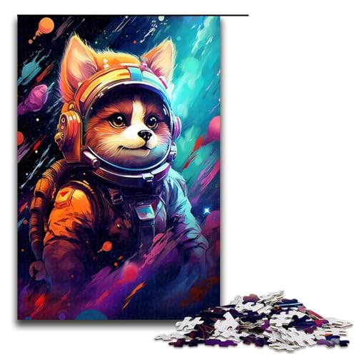 Puzzle für Erwachsene 1000 Teile Astronauten Baby Fuchs Puzzle für Erwachsene Holzspiele für die ganze Familie Weihnachts und Geburtstagsgeschenke 75 x 50 cm Puzzle für Erwachsene 1000 Teile Astronauten Baby Fuchs Puzzle für Erwachsene Holzspiele für die ganze Familie Weihnachts und Geburtstagsgeschenke 75 x 50 cm von QSYFNBZL