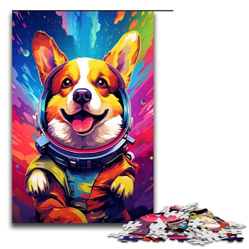 Puzzle für Erwachsene 1000 Teile Astronauten Corgi Baby DIY Puzzle Spielzeug tolle Geschenke zu Weihnachten für Teenager ab 14 Jahren 75 x 50 cm Puzzle für Erwachsene 1000 Teile Astronauten Corgi Baby DIY Puzzle Spielzeug tolle Geschenke zu Weihnachten für Teenager ab 14 Jahren 75 x 50 cm von QSYFNBZL