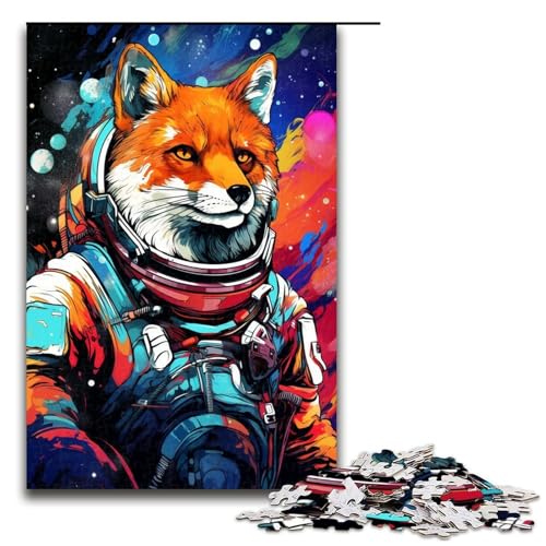 Puzzle für Erwachsene 1000 Teile Astronautenfuchs Puzzle Spielspielzeug lustig 75 x 50 cm Puzzle für Erwachsene 1000 Teile Astronautenfuchs Puzzle Spielspielzeug lustig 75 x 50 cm von QSYFNBZL