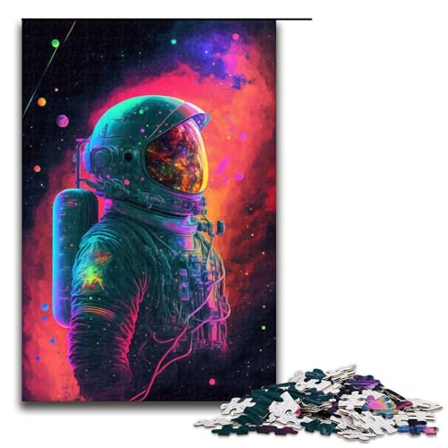 Puzzle für Erwachsene 1000 Teile Astronautenposter Spielzeug intellektuelles Spiel ganze Familie 75 x 50 cm Puzzle für Erwachsene 1000 Teile Astronautenposter Spielzeug intellektuelles Spiel ganze Familie 75 x 50 cm von QSYFNBZL