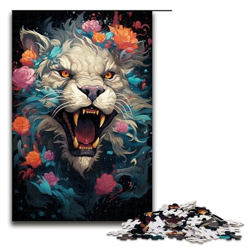 Puzzle für Erwachsene 1000 Teile Atemberaubendes buntes Drachengebrüll Puzzle für Erwachsene Holzspiele für die ganze Familie Weihnachts und Geburtstagsgeschenke 75 x 50 cm Puzzle für Erwachsene 1000 Teile Atemberaubendes buntes Drachengebrüll Puzzle für Erwachsene Holzspiele für die ganze Familie Weihnachts und Geburtstagsgeschenke 75 x 50 cm von QSYFNBZL
