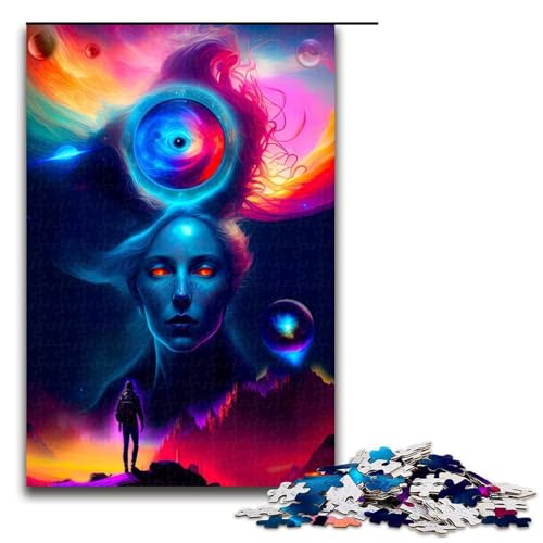 Puzzle für Erwachsene 1000 Teile Aurora Borealis Puzzle Lernspiele für Zuhause DIY Spielzeug tolles Geschenk für Spiele 75 x 50 cm von QSYFNBZL