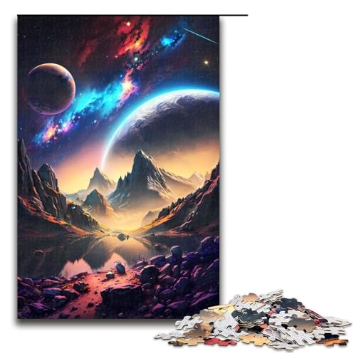 Puzzle für Erwachsene 1000 Teile Außerirdische Oase Spielzeug intellektuelles Spiel ganze Familie 75 x 50 cm Puzzle für Erwachsene 1000 Teile Außerirdische Oase Spielzeug intellektuelles Spiel ganze Familie 75 x 50 cm von QSYFNBZL