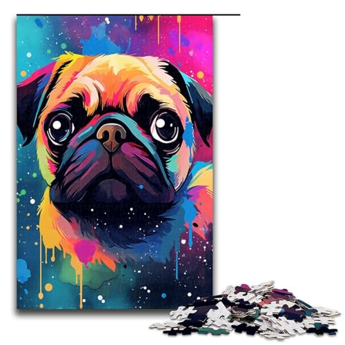 Puzzle für Erwachsene 1000 Teile Baby Mops ist von Spritzern umgeben viele Bunte Spielzeuge Denkspiel ganze Familie 75 x 50 cm Puzzle für Erwachsene 1000 Teile Baby Mops ist von Spritzern umgeben viele Bunte Spielzeuge Denkspiel ganze Familie 75 x 50 cm von QSYFNBZL