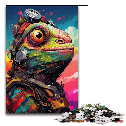 Puzzle für Erwachsene 1000 Teile Baby Roboter Chamäleon von SplattersLots Dickes farbiges Puzzle für Erwachsene Holzspiele für die ganze Familie Weihnachts und Geburtstagsgeschenke 75 x 50 cm Puzzle für Erwachsene 1000 Teile Baby Roboter Chamäleon von SplattersLots Dickes farbiges Puzzle für Erwachsene Holzspiele für die ganze Familie Weihnachts und Geburtstagsgeschenke 75 x 50 cm von QSYFNBZL