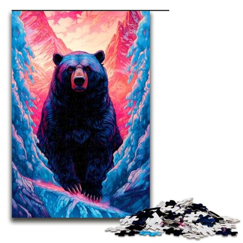 Puzzle für Erwachsene 1000 Teile Bär. Puzzle Lernspiele für Zuhause DIY Spielzeug tolles Geschenk für Spiele 75 x 50 cm Puzzle für Erwachsene 1000 Teile Bär. Puzzle Lernspiele für Zuhause DIY Spielzeug tolles Geschenk für Spiele 75 x 50 cm von QSYFNBZL
