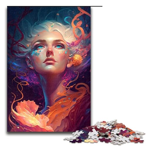 Puzzle für Erwachsene 1000 Teile Beauty Girl Puzzle für Erwachsene Holz Familienspiele Weihnachts und Geburtstagsgeschenke 75 x 50 cm Puzzle für Erwachsene 1000 Teile Beauty Girl Puzzle für Erwachsene Holz Familienspiele Weihnachts und Geburtstagsgeschenke 75 x 50 cm von QSYFNBZL