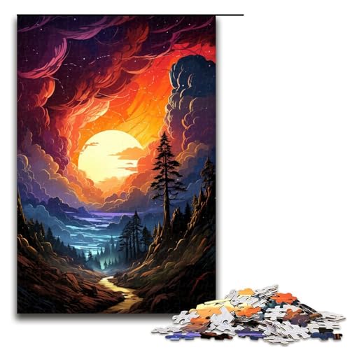 Puzzle für Erwachsene 1000 Teile Bezaubernde Landschaft Puzzle für Erwachsene Holzspiele für die ganze Familie Weihnachtsund Geburtstagsgeschenke 75 x 50 cm Puzzle für Erwachsene 1000 Teile Bezaubernde Landschaft Puzzle für Erwachsene Holzspiele für die ganze Familie Weihnachtsund Geburtstagsgeschenke 75 x 50 cm von QSYFNBZL