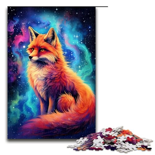 Puzzle für Erwachsene 1000 Teile Bezauberndes und witziges Fuchs Puzzle für Kinder Holzpuzzle dekomprimierendes intellektuelles Lernspielzeug 75 x 50 cm Puzzle für Erwachsene 1000 Teile Bezauberndes und witziges Fuchs Puzzle für Kinder Holzpuzzle dekomprimierendes intellektuelles Lernspielzeug 75 x 50 cm von QSYFNBZL