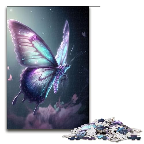 Puzzle für Erwachsene 1000 Teile Blaue Schmetterlinge Geburtstagsgeschenk für Teenager ab 14 Jahren 75 x 50 cm Puzzle für Erwachsene 1000 Teile Blaue Schmetterlinge Geburtstagsgeschenk für Teenager ab 14 Jahren 75 x 50 cm von QSYFNBZL